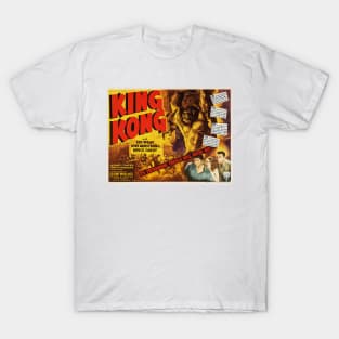 KING KONG Giant Gorilla Film Monster Thriller Advertisement Retro Movie T-Shirt